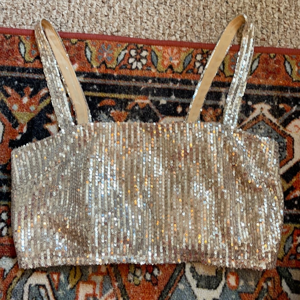 Sequin top!